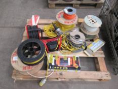 Pallet of assorted Cabling