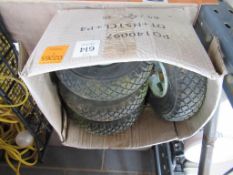 4x Wheel Barrow Wheels