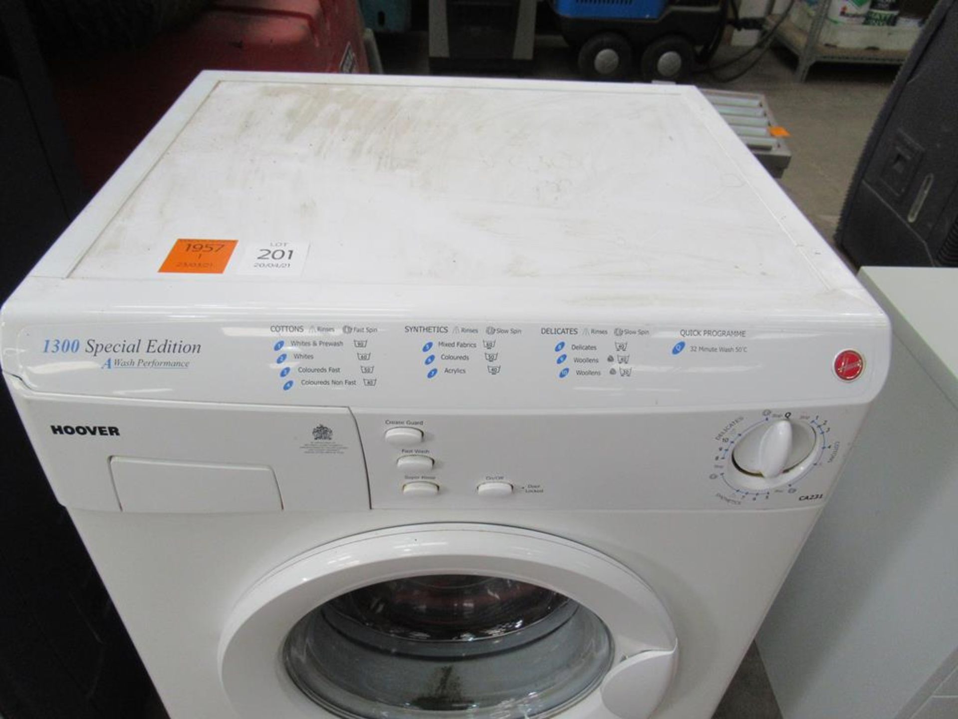Hoover 1300 CA231 Washer - Image 2 of 2