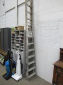 2x Aluminium Ladders