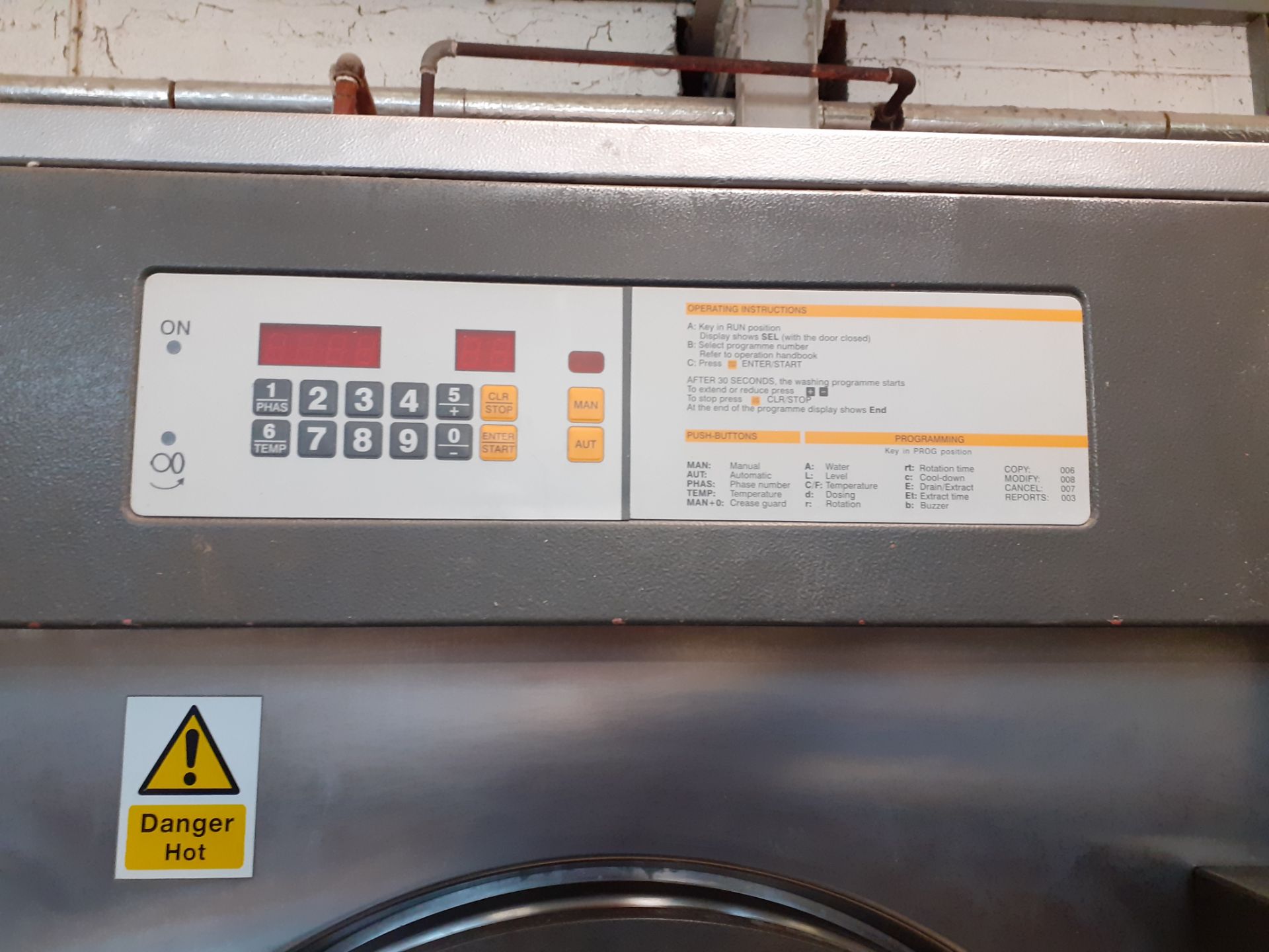 Tullis 50Kg Commercial Washing Machine, 415V (Disc - Image 3 of 3