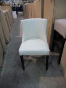 5 x Leona Vena ivory side chairs