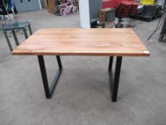 Unique dining table 1500 x 800 x 760mm