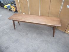 2 x Retro dining bench 1500 x 400 x 450mm