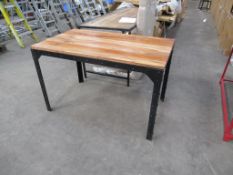 Rivet dining table 1200 x 700mm