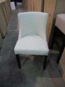 4 x Leona Vena ivory side chairs