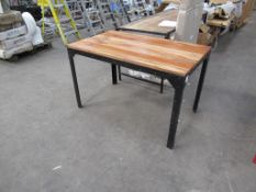 Rivet dining table 1200 x 700mm