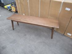 2 x Retro dining bench 1500 x 400 x 450mm