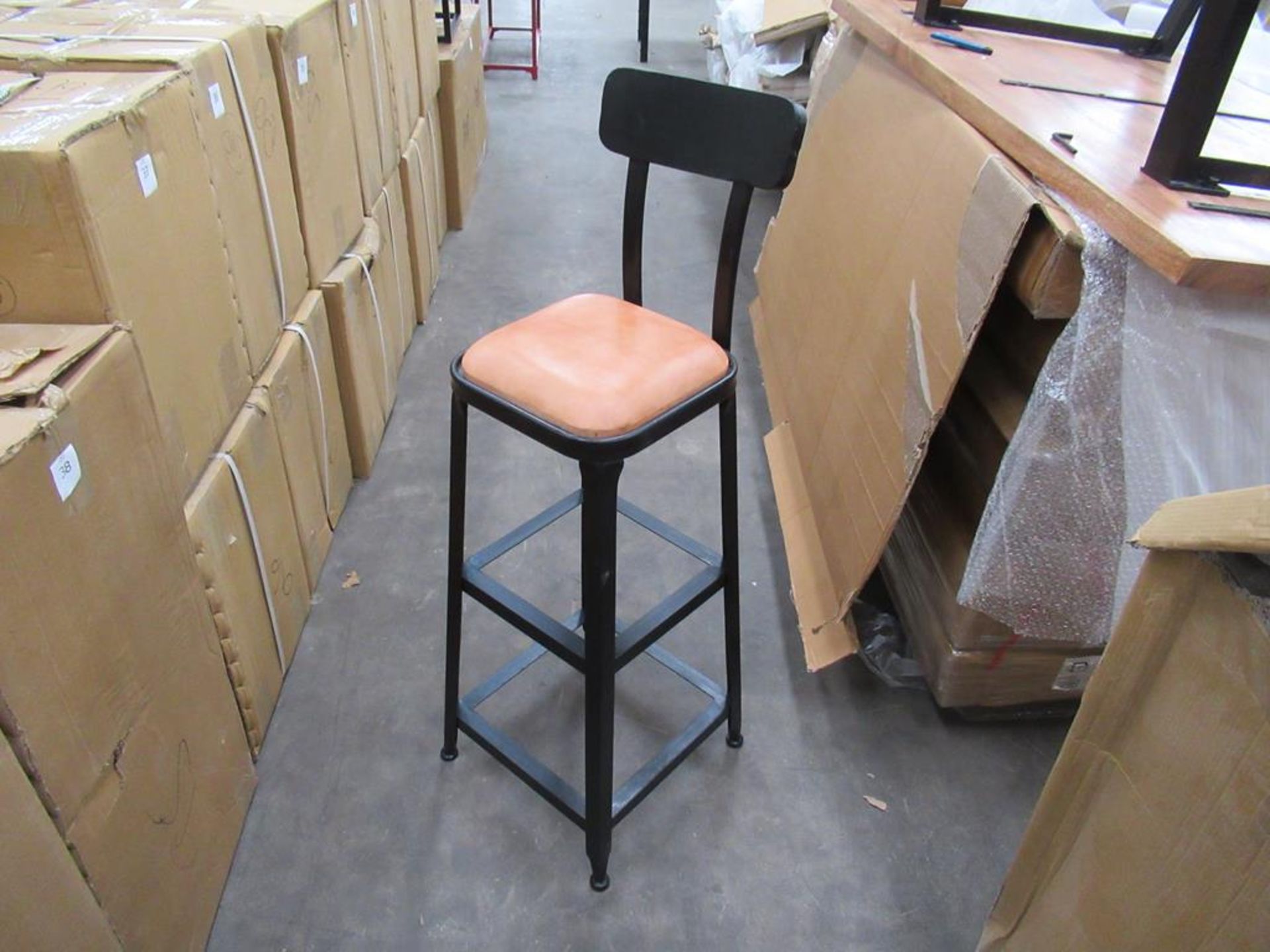 3 x industrial UPH high stools