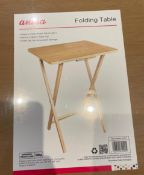 4 x Anika Folding Tables - New & Boxed