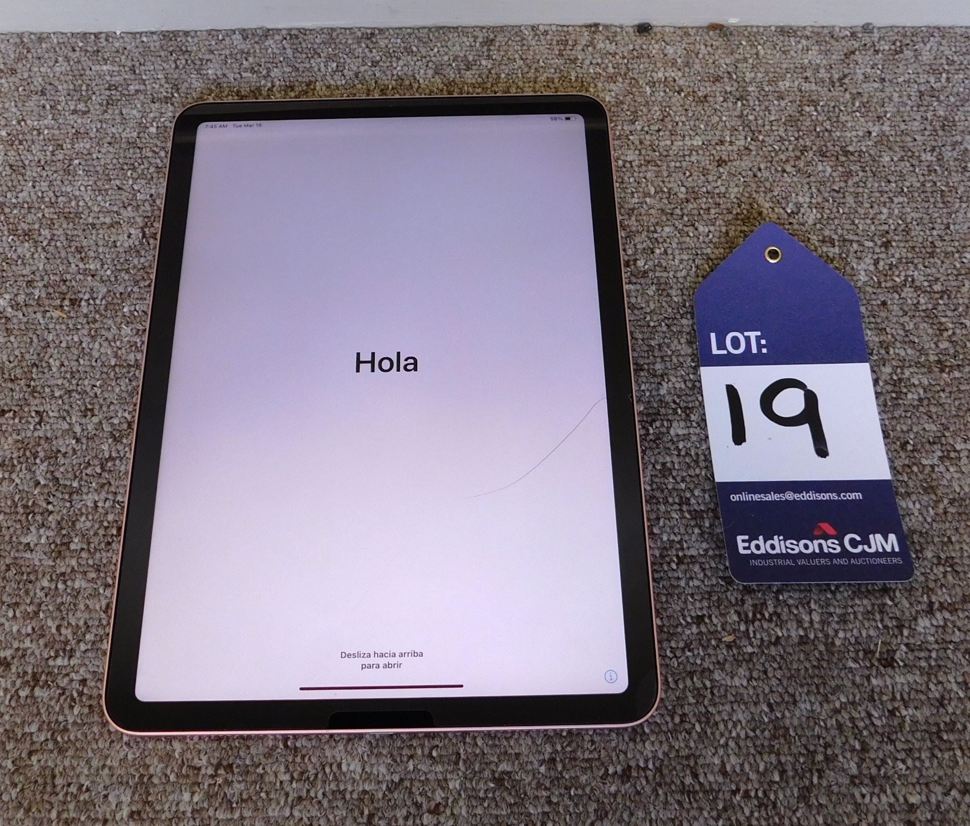 Apple 10.9 inch iPad Air A2316 (Rose Gold) (Serial