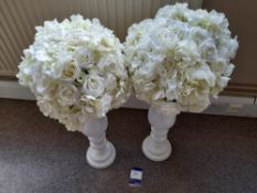 2 x Executive event artificial flower arrangement