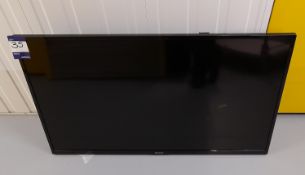 Panasonic TX-48C300B LCD colour TV, with wall brac