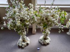 2 x Executive event artificial flower arrangement