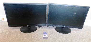 2x LG 24M38H Monitors (2017)