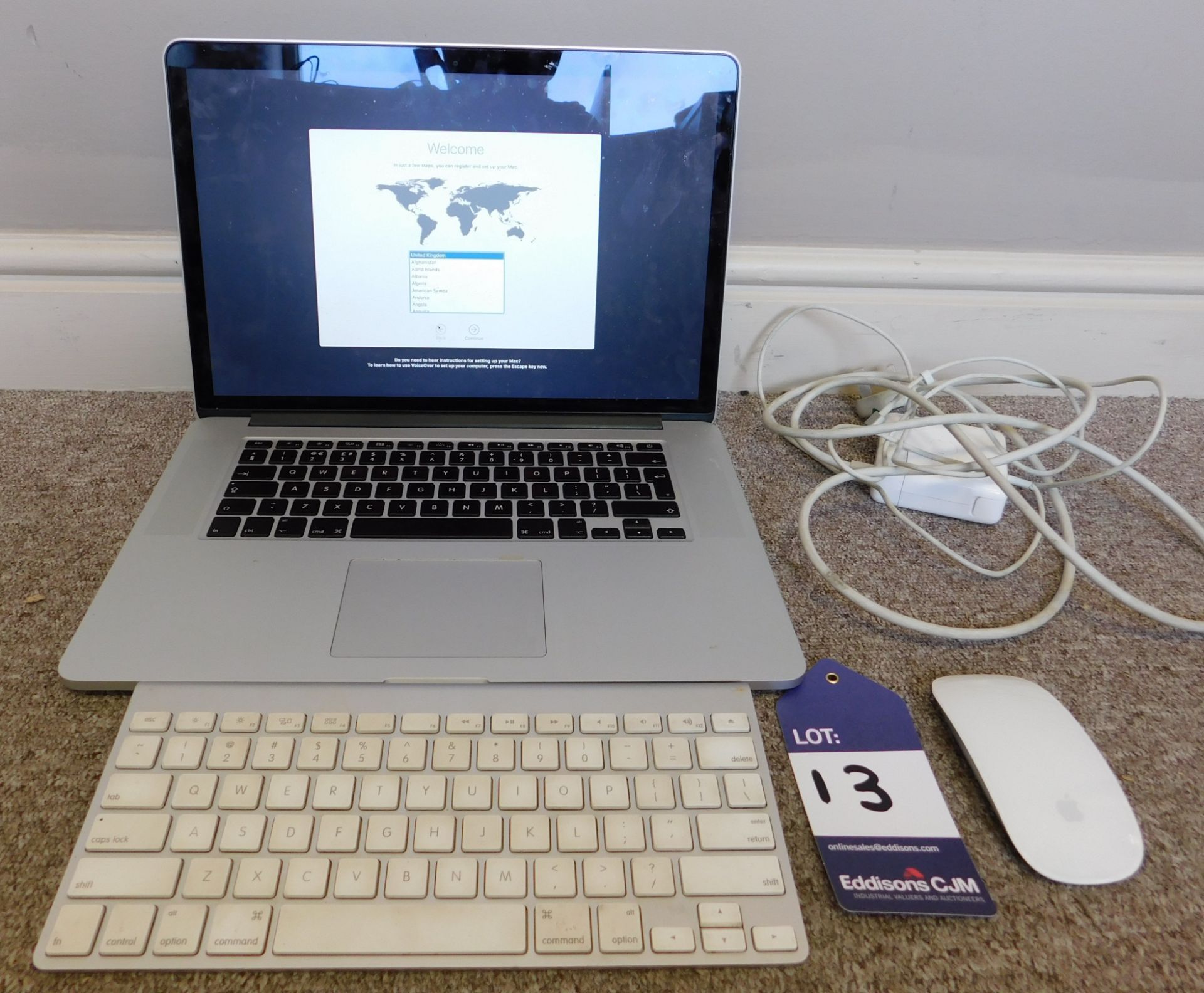 Apple MacBook Pro Retina A1398 15.4 inch Laptop wi - Image 2 of 2