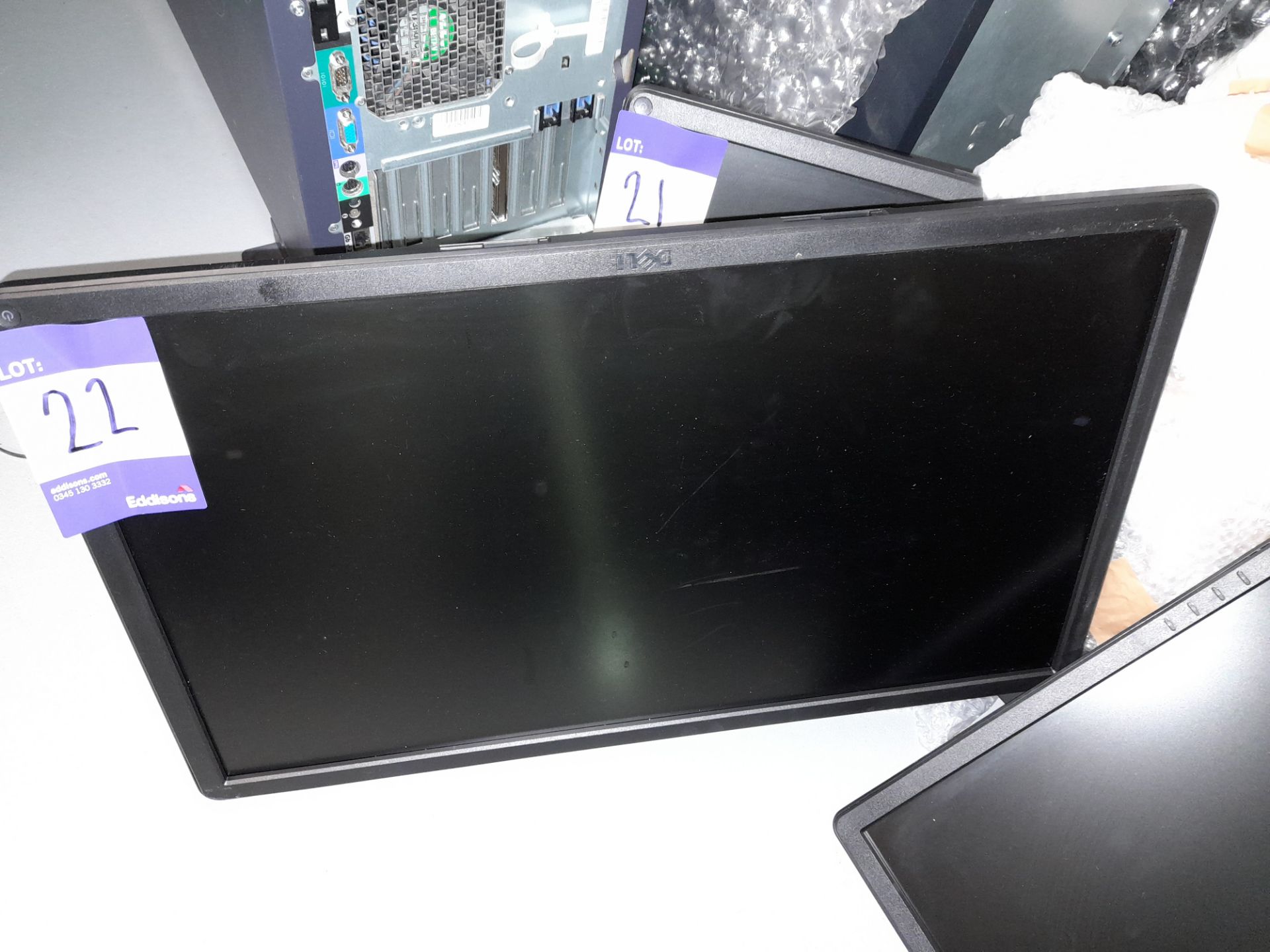 3 x Dell E2314Hf monitors, with desk bracket - Image 2 of 2