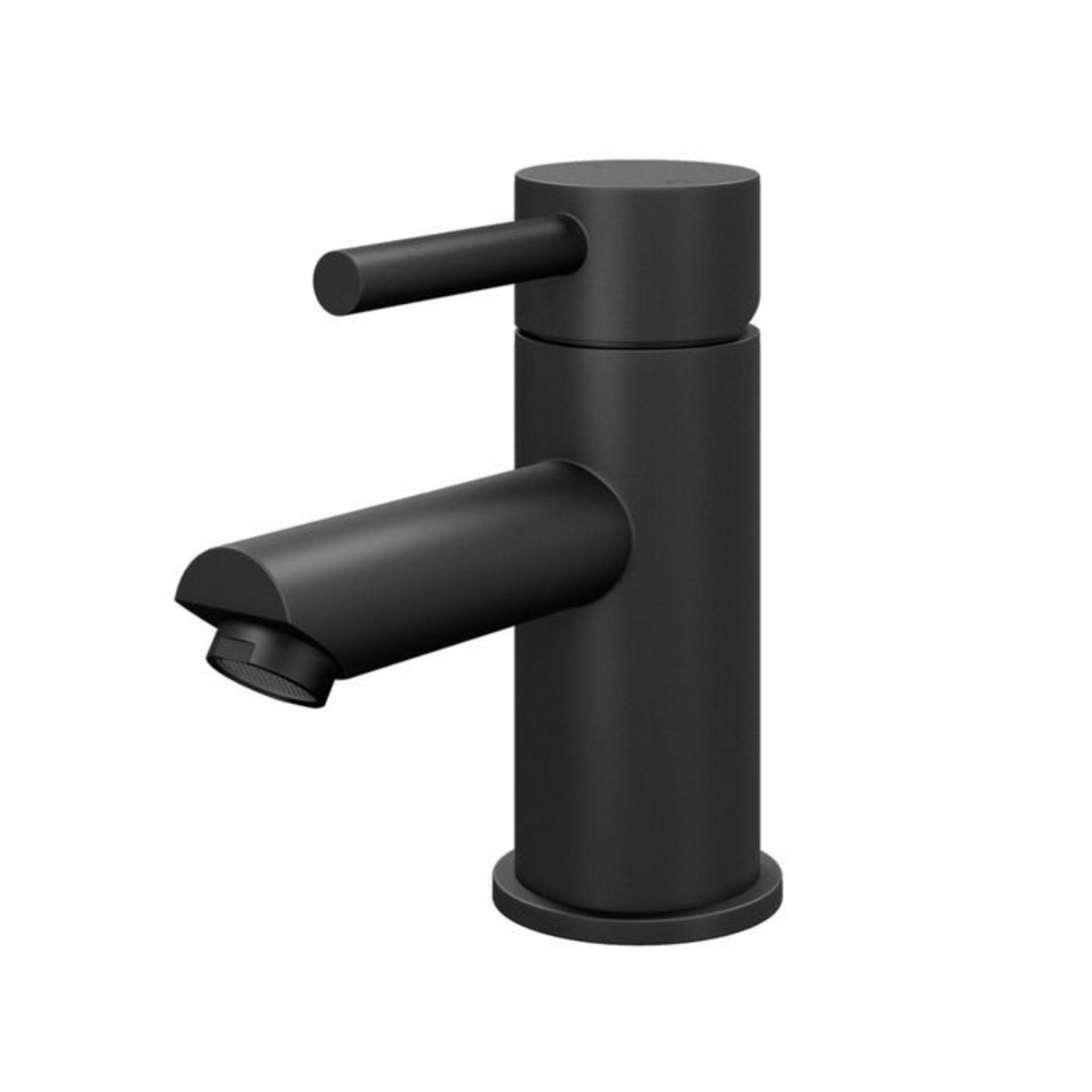 New & Boxed Black Basin Mixer Tap Iker. Tb3021.Contemporary Matte Black Finish 35mm Mixer - Image 2 of 2