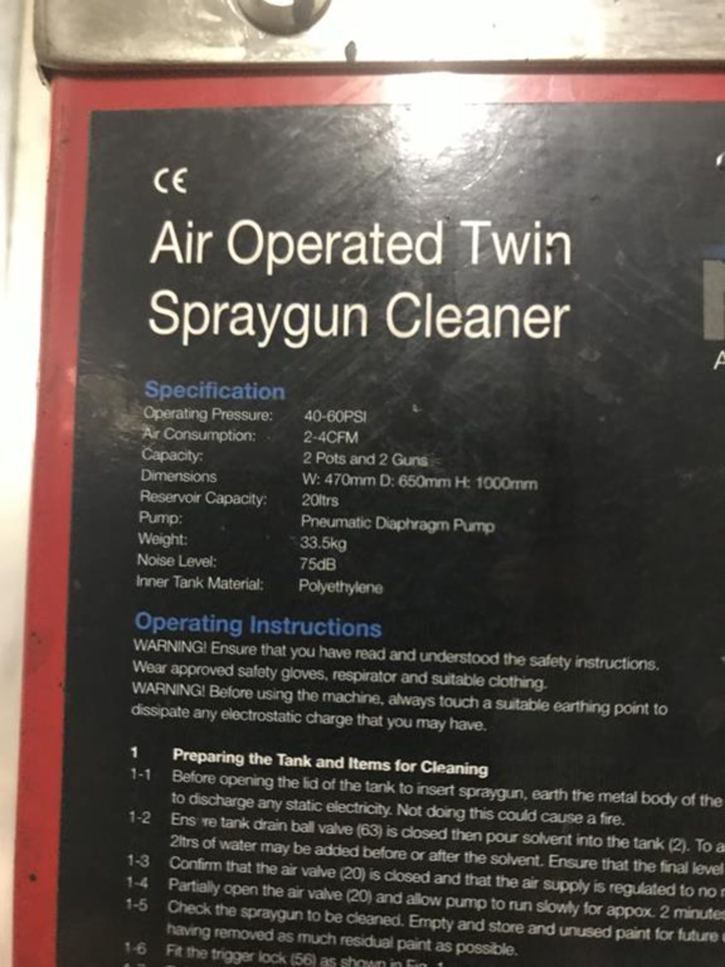 Fast Mover Twin Spray Gun Cleaner - Image 6 of 6