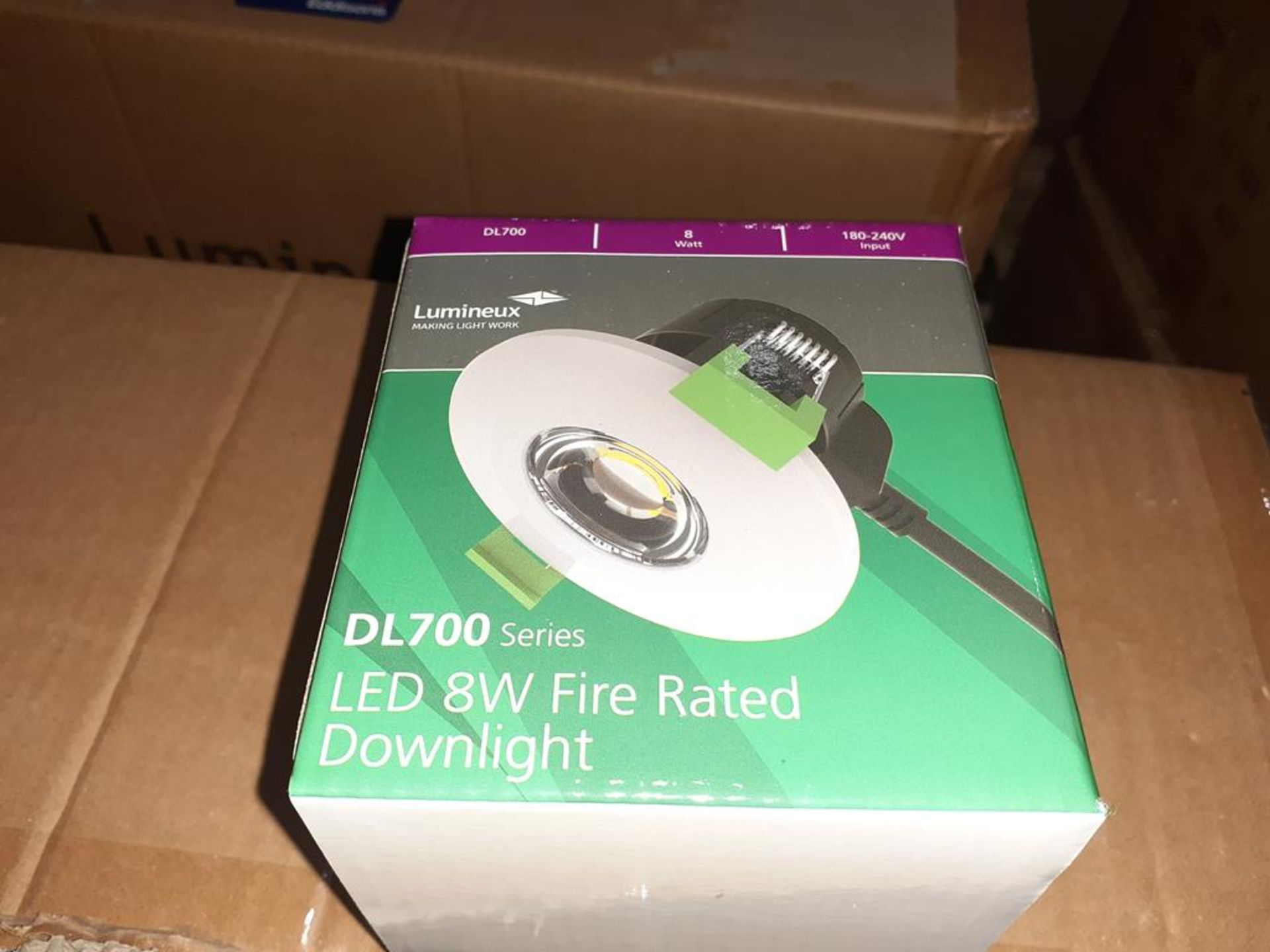80 x LED 8W Fire Rated Downlight 4000K 180-240V Input OEM Trade Price £ 985 - Image 2 of 3