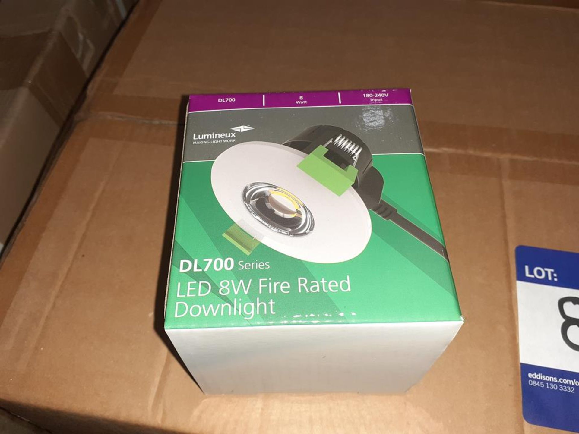 80 x LED 8W Fire Rated Downlight 4000K 180-240V Input OEM Trade Price £ 985 - Image 3 of 3