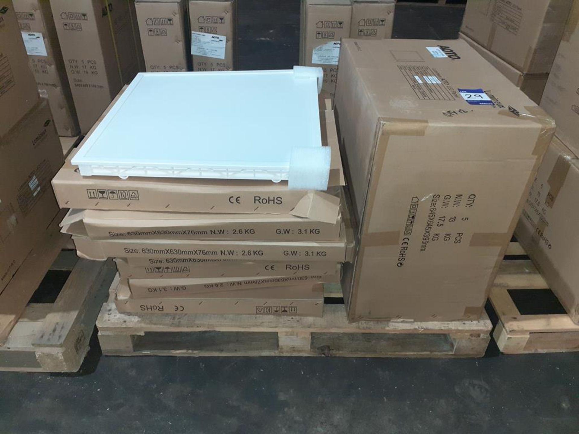 12 x LED Panel 595x595 32W 4000K OEM Trade Price £ 342