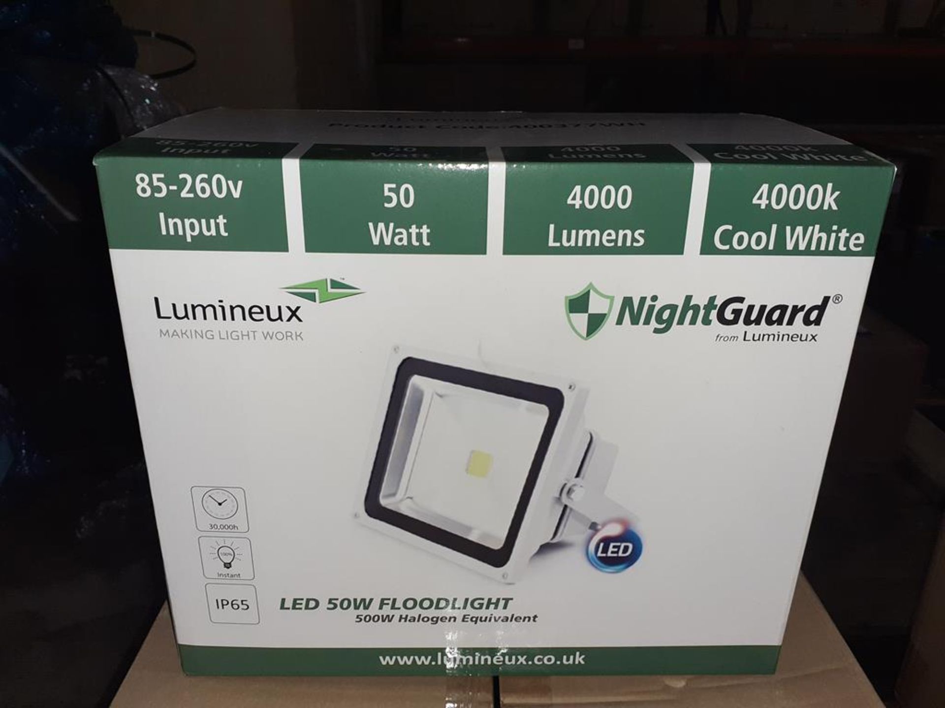8 x LED 50W Floodlight 4000K 85-265V Input 4000 Lumens OEM Trade Price £ 415 - Image 3 of 3