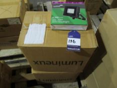 40 x Lumineux LED 20W Slimline Floodlight 4000K 85-265V OEM Trade Price £ 720