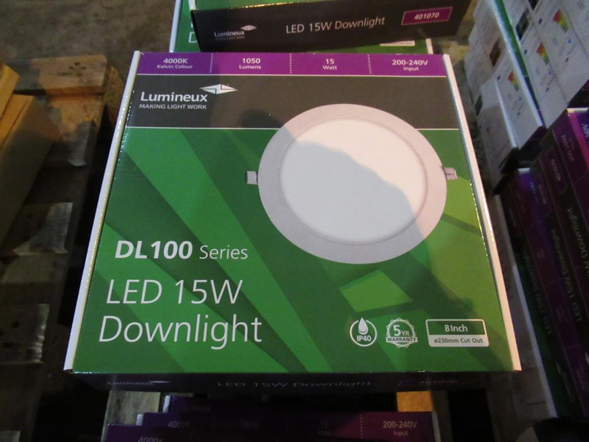 18 x Lumineux 15W Downlight 4000K 200-240V No Drivers OEM Trade Price £ 360 - Image 3 of 3