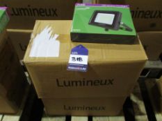 20 x Lumineux 50W LED Slimline Floodlight 4000K OEM Trade Price £ 720