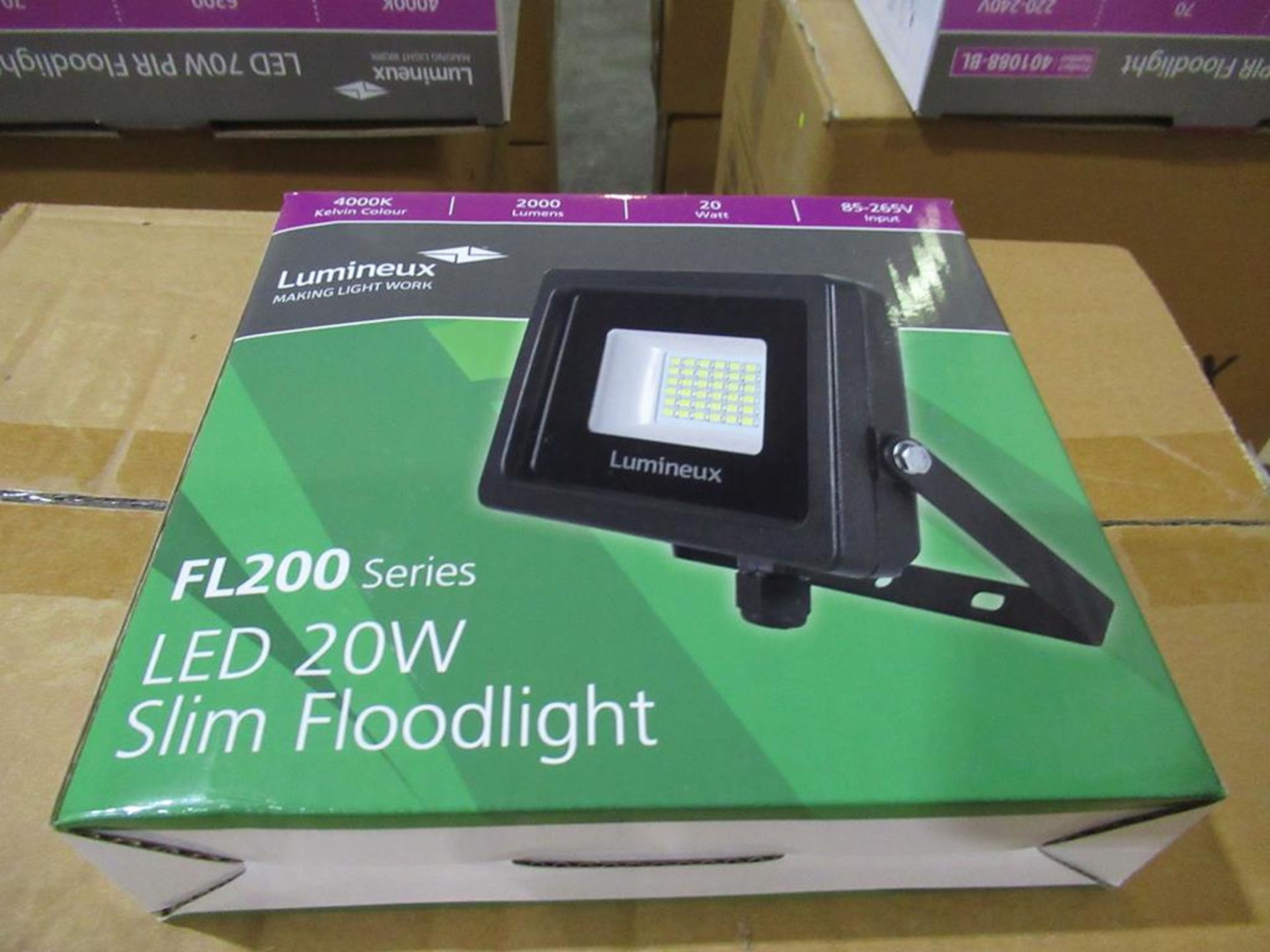 40 x LED 20W Slim Floodlight 4000K 85-265V OEM Trade Price £ 960 - Image 3 of 3