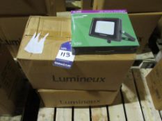 20 x Lumineux 50W LED Slimline Floodlight 4000K OEM Trade Price £ 720