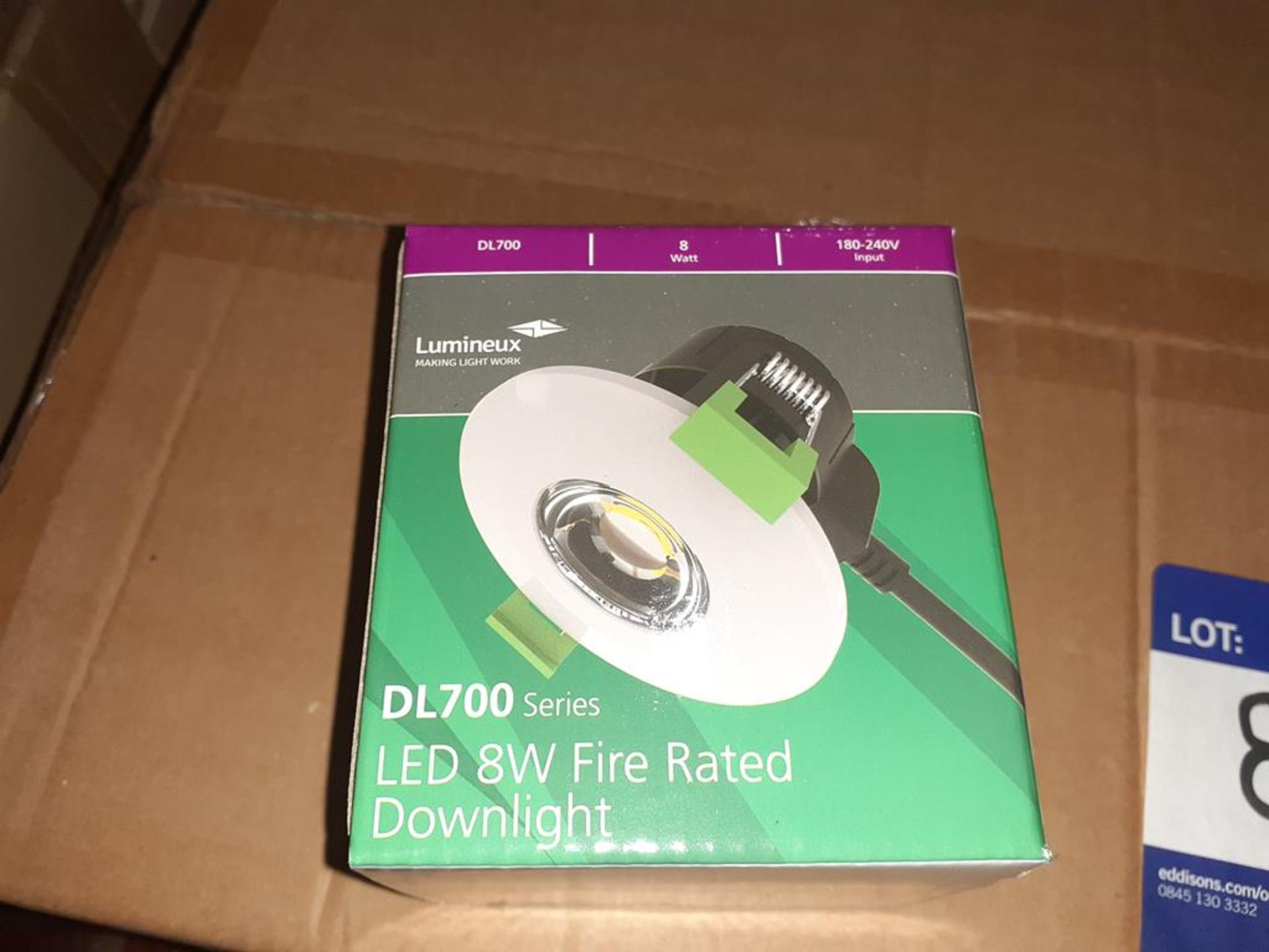 80 x LED 8W Fire Rated Downlight 4000K 180-240V Input OEM Trade Price £ 985 - Image 3 of 3