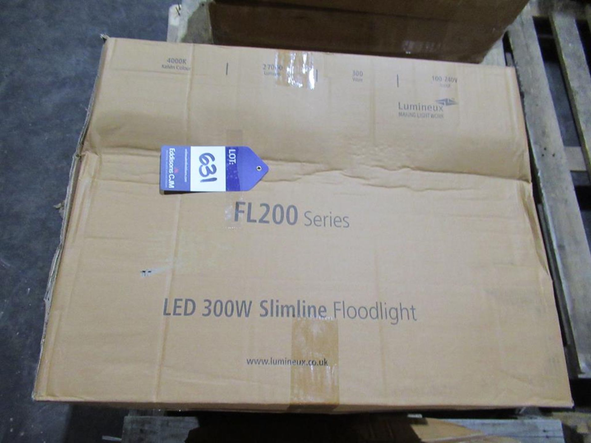 4 x LED 300W Slimline Floodlight 4000K 100-240V Input OEM Trade Price £1156 - Image 3 of 3