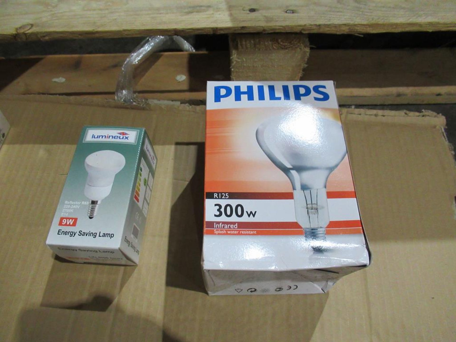 68 x Lumineux Refector R63 9W E14, 7 x Philips 300W R125 Infrared E27 - Image 4 of 4