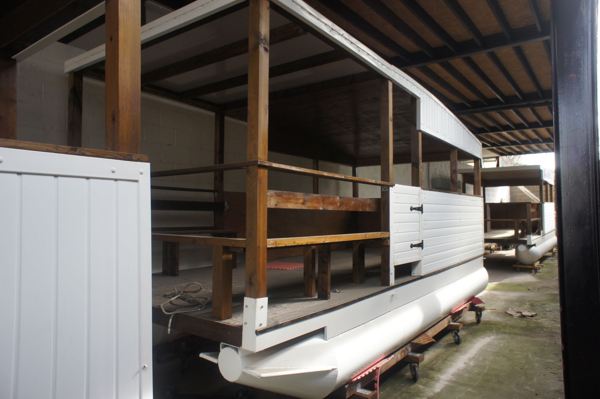 Aluminium fabricated Pontoon Platform, approx.6m x 3m, Capacity 1200kg-1500kg, Marine grade - Image 3 of 9