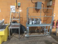 Peroxide Station comprising of station, two canistors and mobile platform