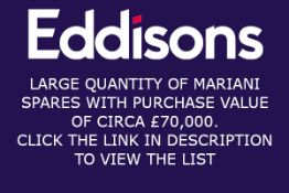 Qty of Assorted ‘Mariani’ Spare parts.