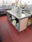 3 x Stainless Steel Prep Table