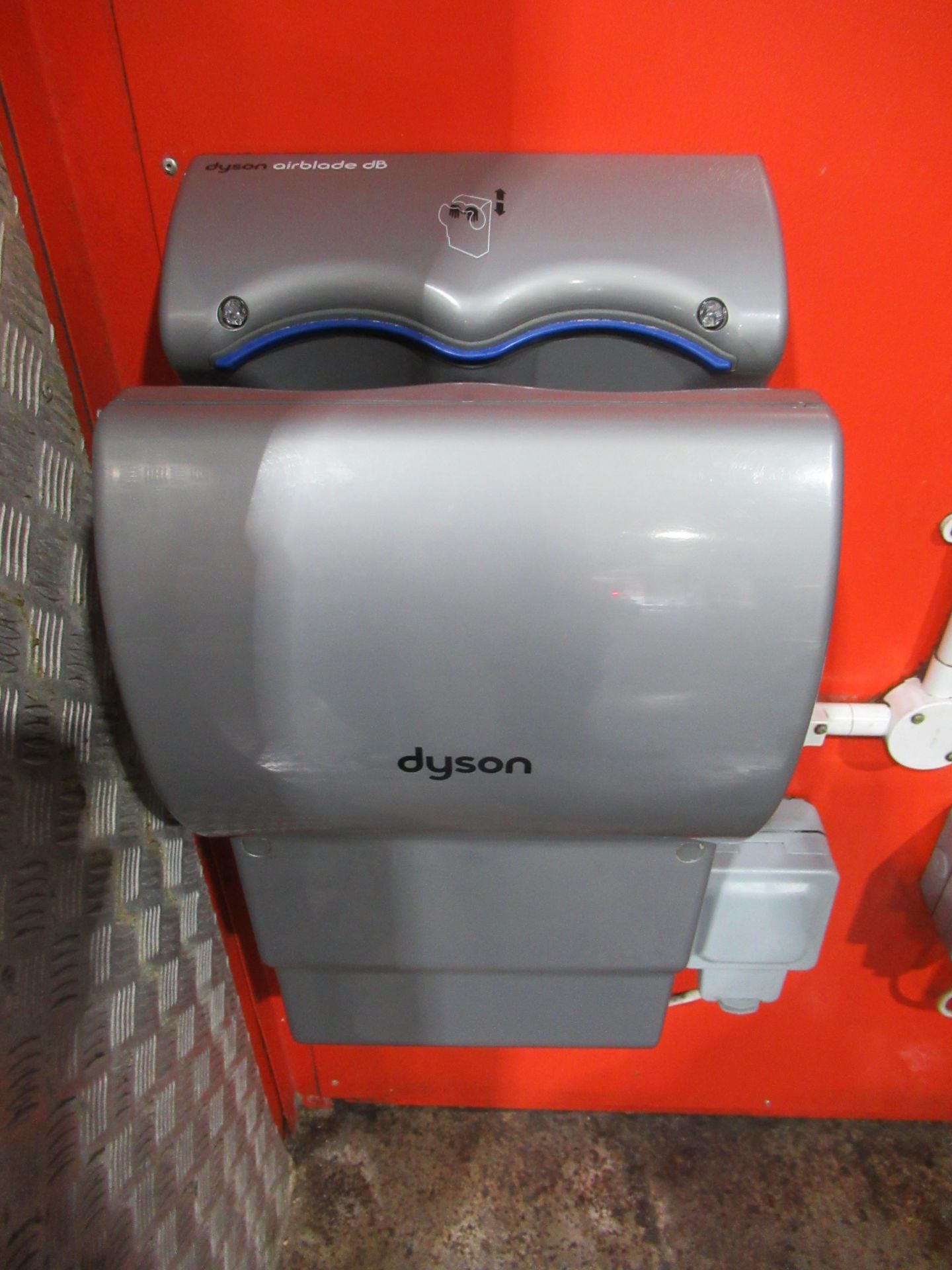 Lot to contain Syspal s/s 2-station Knee Operated Sink, Redring Water Boiler, 2 x Dyson Airblade Han - Image 6 of 9