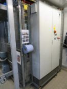 2007 Mariani Palletiser inc 2x Case Elevators, Powered Roller Conveyor and Belt Conveyor, 2x Pallet