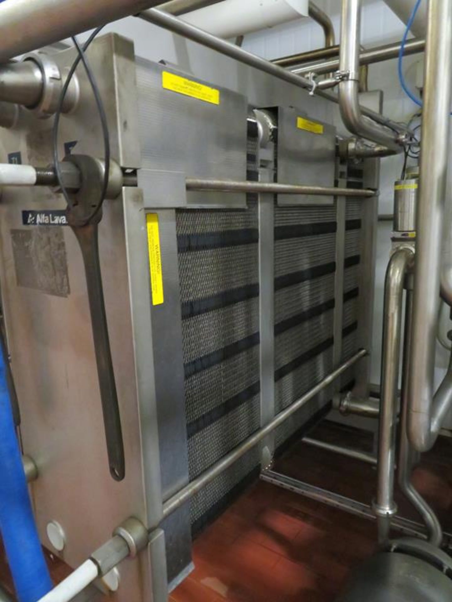 Alfa 4 Pasteuriser Plant Inc. Alfa Laval Pasteuriser, Control Panel etc - Image 6 of 10