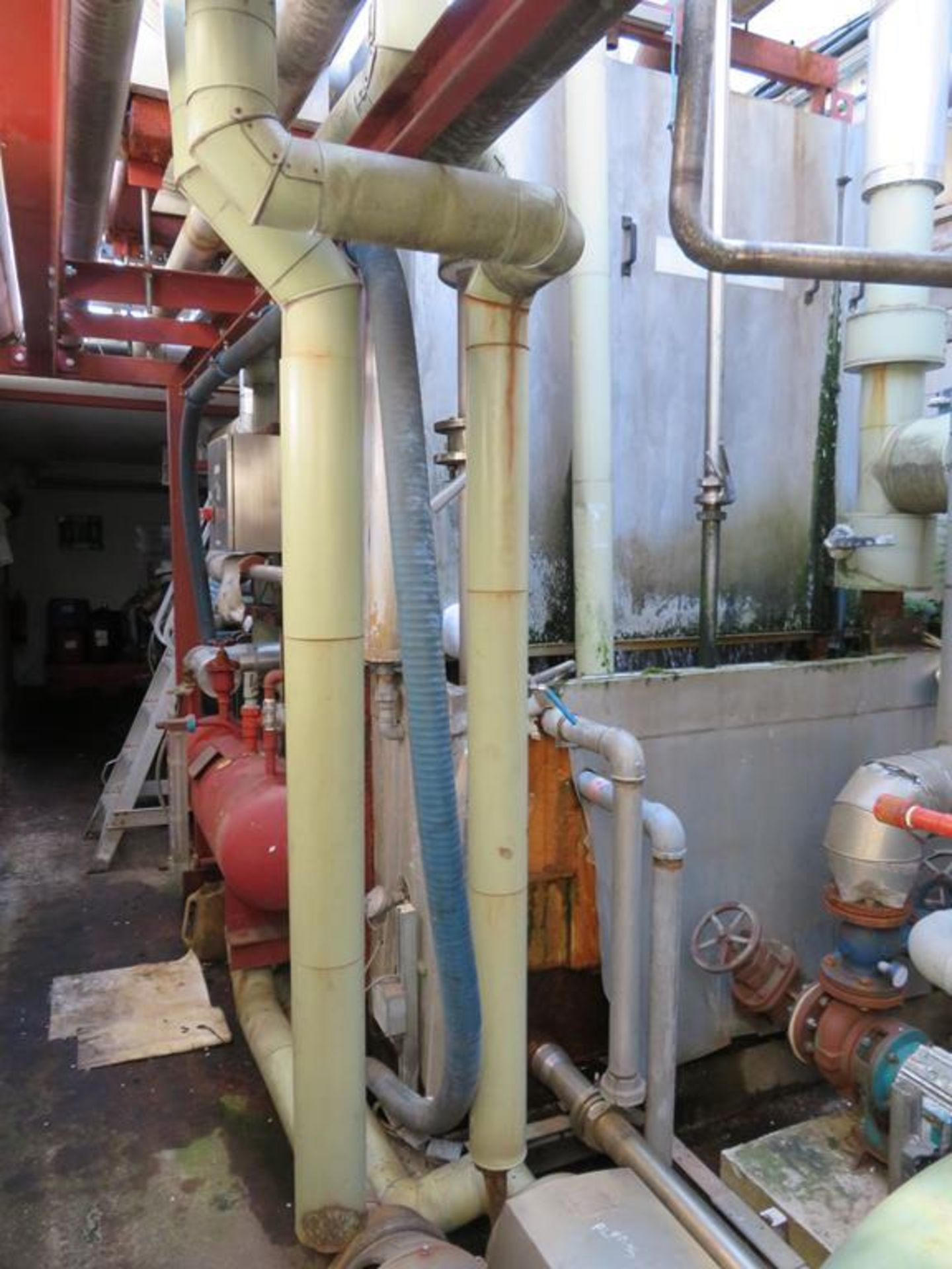 Ammonia Refrigeration Plant inc 2x Sabroe 8 Cylinder Compressors, Baudelot Heat Exchanger, Condense - Image 9 of 12
