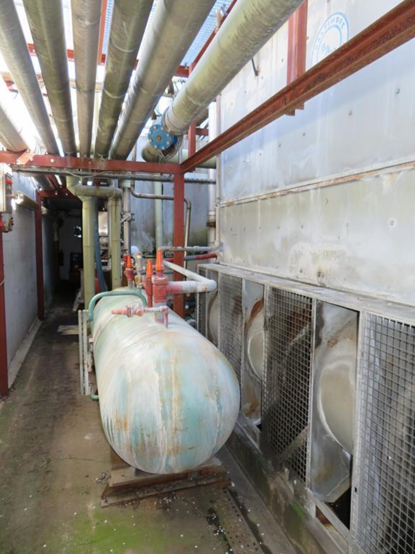 Ammonia Refrigeration Plant inc 2x Sabroe 8 Cylinder Compressors, Baudelot Heat Exchanger, Condense - Image 11 of 12