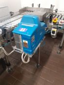 Infeed Conveyor 1.6m long with 90-degree directional change with Nordson ProBlue 4 Gluer