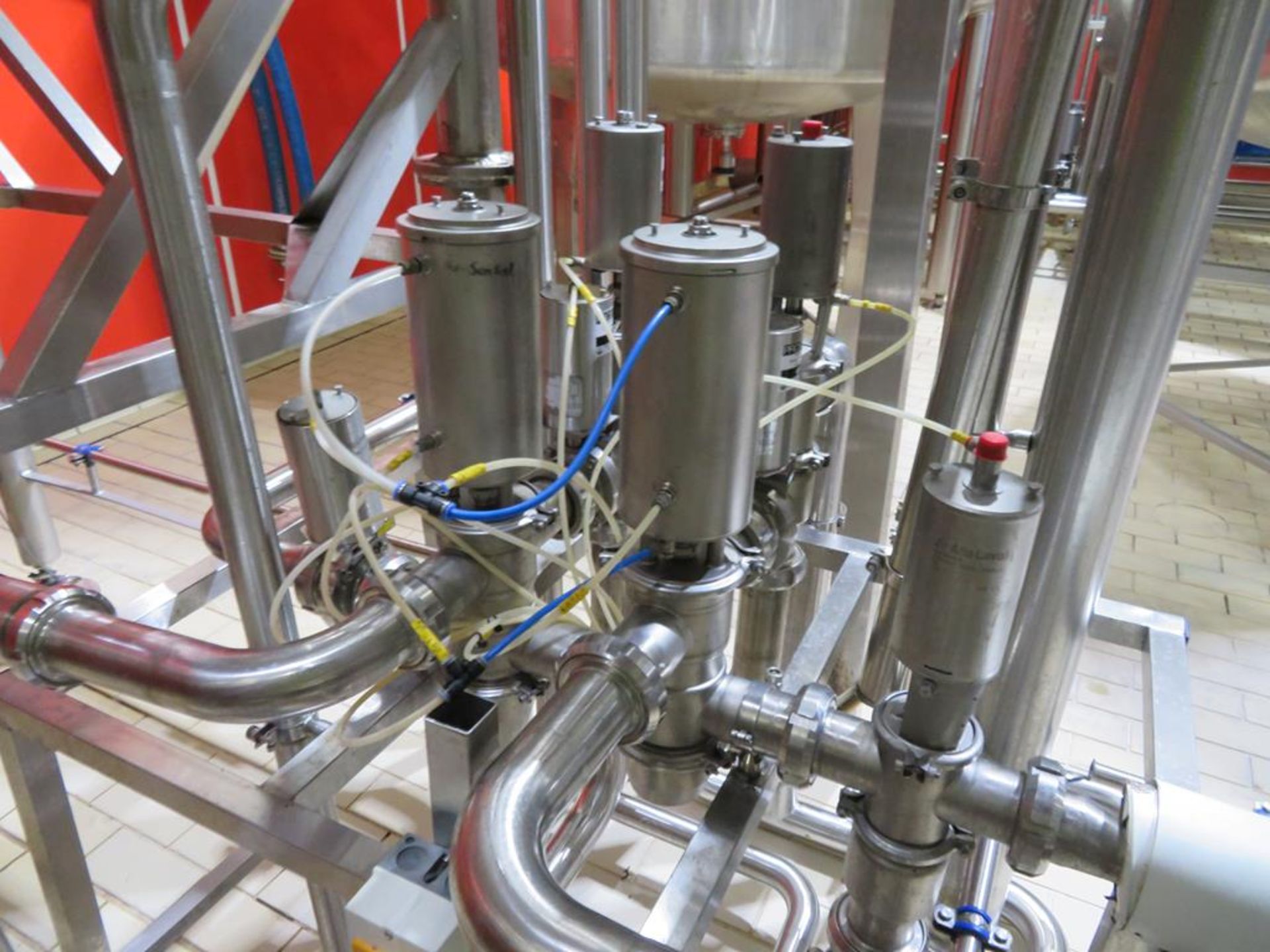 Tank & Pasteurisation Set Inc. 2 x Stainless Steel Tanks with load cells with load cells, 2x Valve M - Image 19 of 23