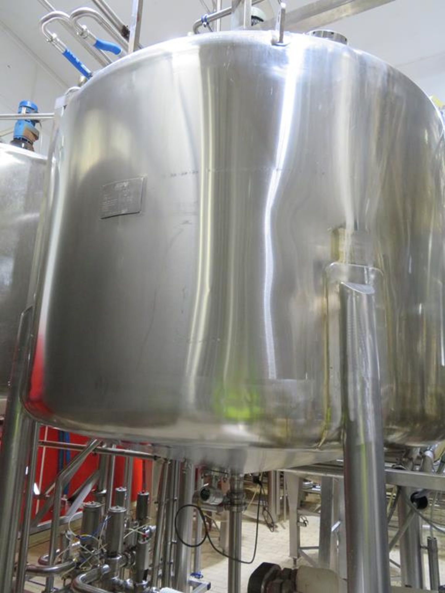 Tank & Pasteurisation Set Inc. 2 x Stainless Steel Tanks with load cells with load cells, 2x Valve M - Image 10 of 23