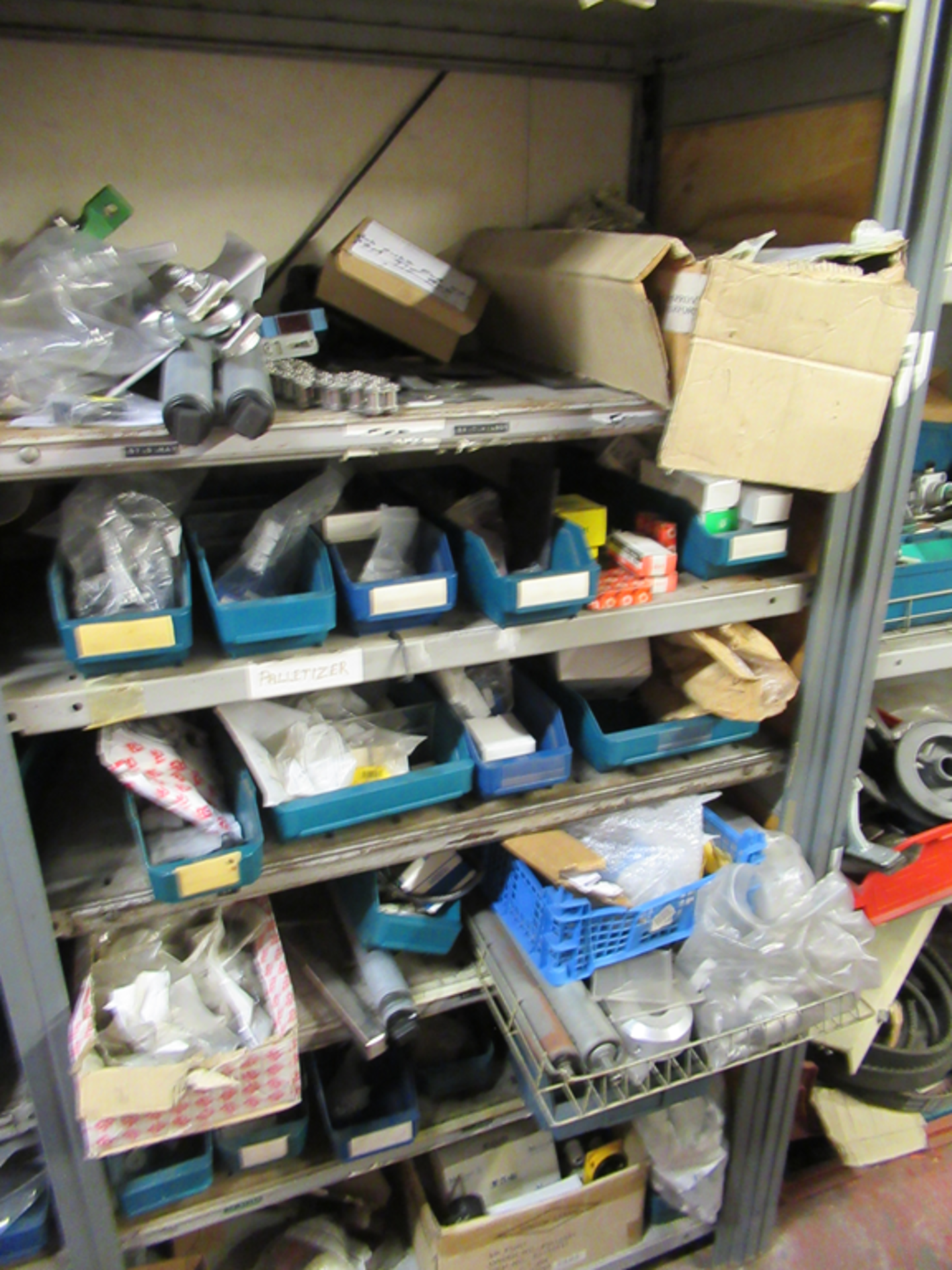 Content of 12-bays of Shelving to include Larqge qty of Spare Parts, Cable, Assorted Bearings, Valve - Image 17 of 38