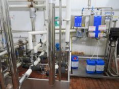 CIP Valve Matrix with Ecolab S310 & S5000 Chemical Dosing Units