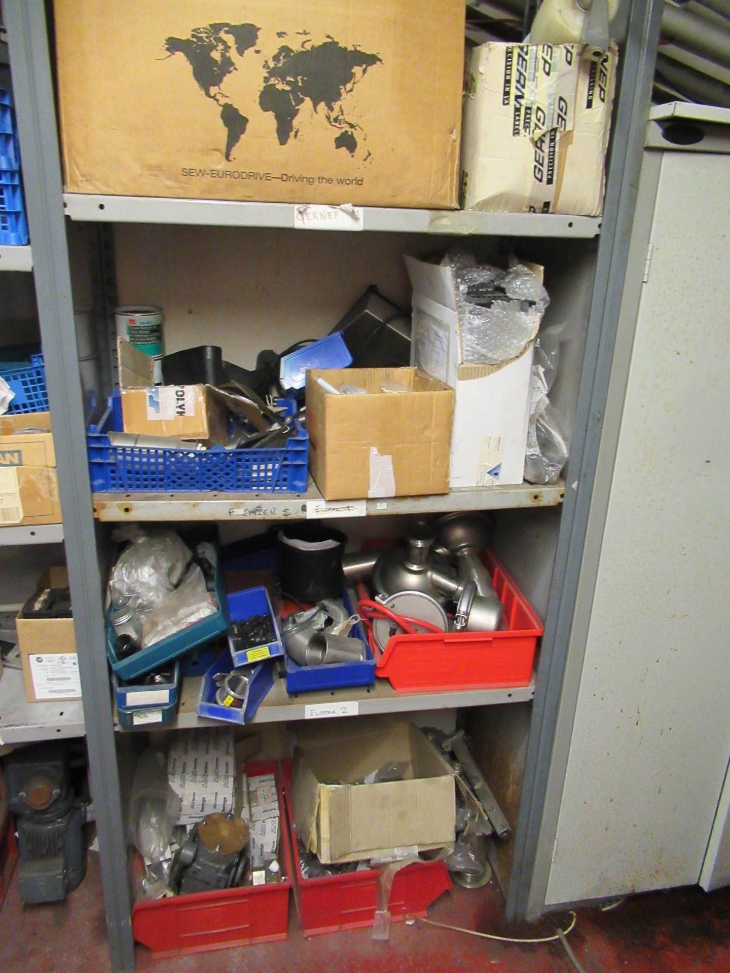 Content of 12-bays of Shelving to include Larqge qty of Spare Parts, Cable, Assorted Bearings, Valve - Image 21 of 38